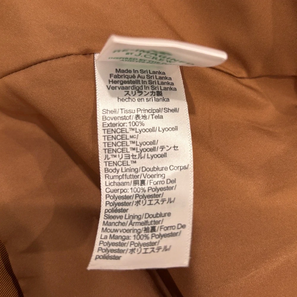 New Without Tags J. Crew Women's Size 10 Camel Blazer